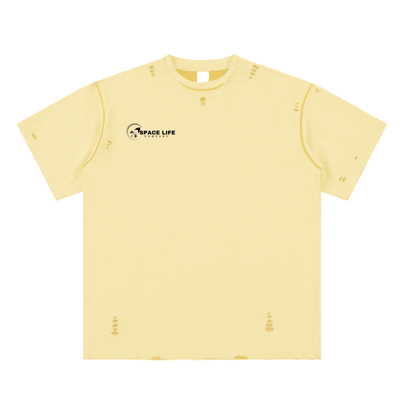 Hand-frayed Reversible T-shirt