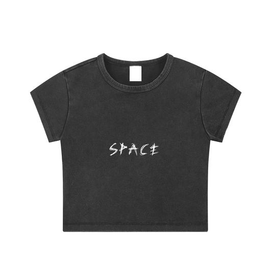 Snow Washed Crop Top