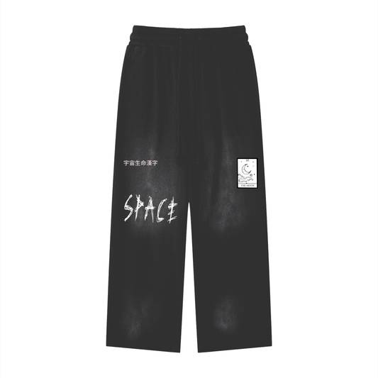 Effortless Athleisure Pure Cotton Handcrafted Monkey Wash Loose fit Sweatpants