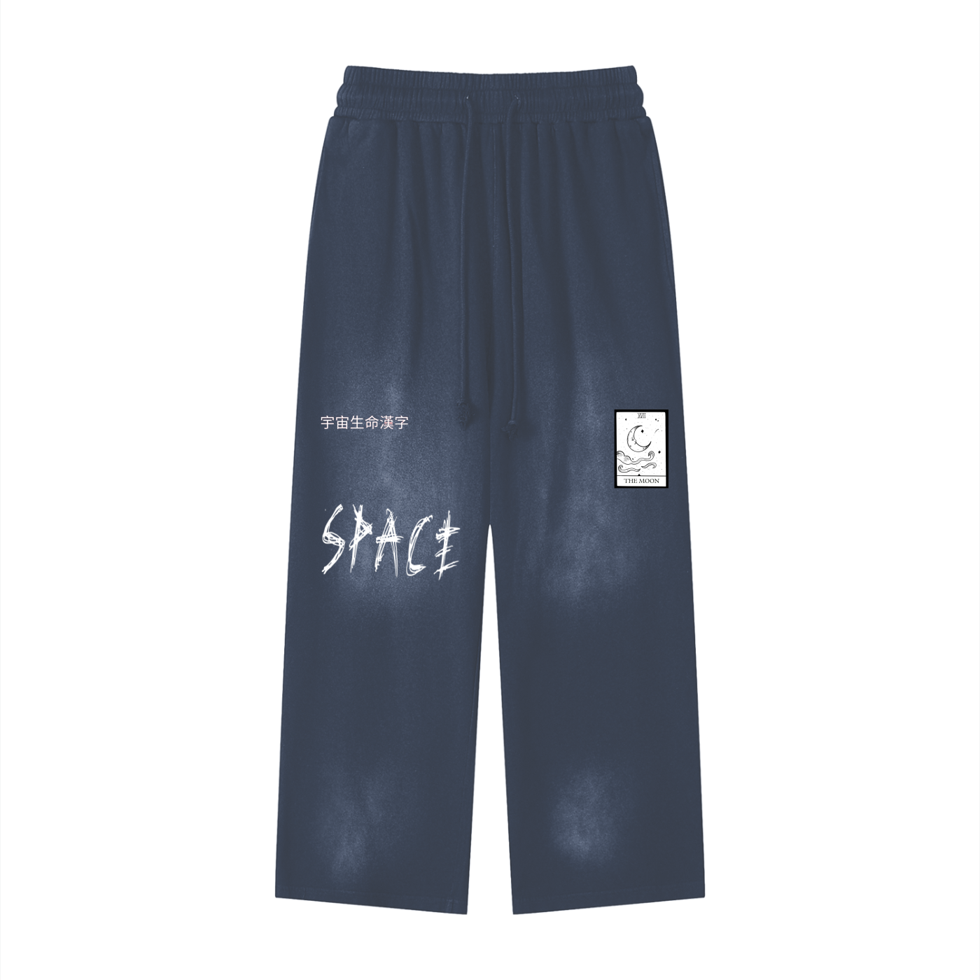 Effortless Athleisure Pure Cotton Handcrafted Monkey Wash Loose fit Sweatpants